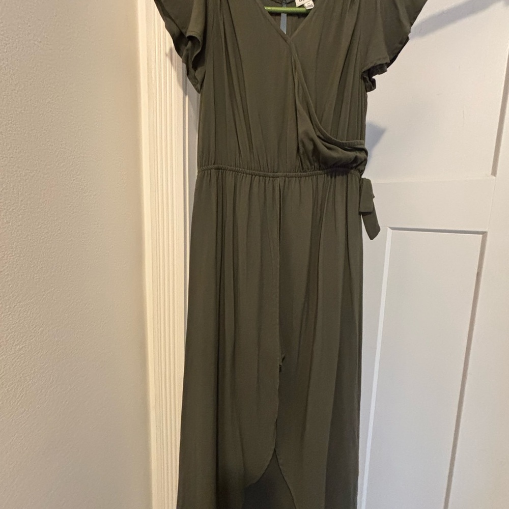 love, Fire Olive High Low Dress